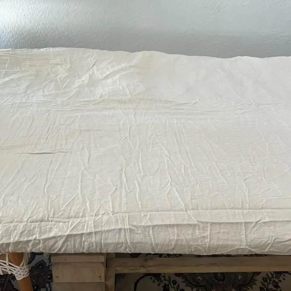 Sonoma Comforter Tan King Cal King Cotton Linen Blend Reversible